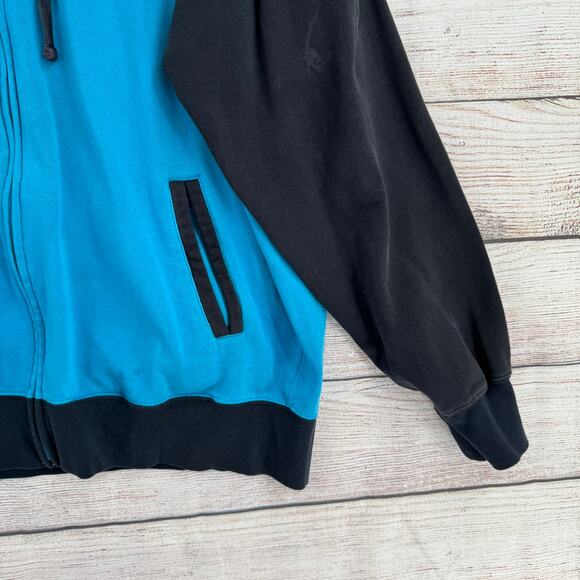 Vintage Y2K Famous Stars and Straps Family Full Zip Hoodie Adult M Blue Black - Picture 4 of 12